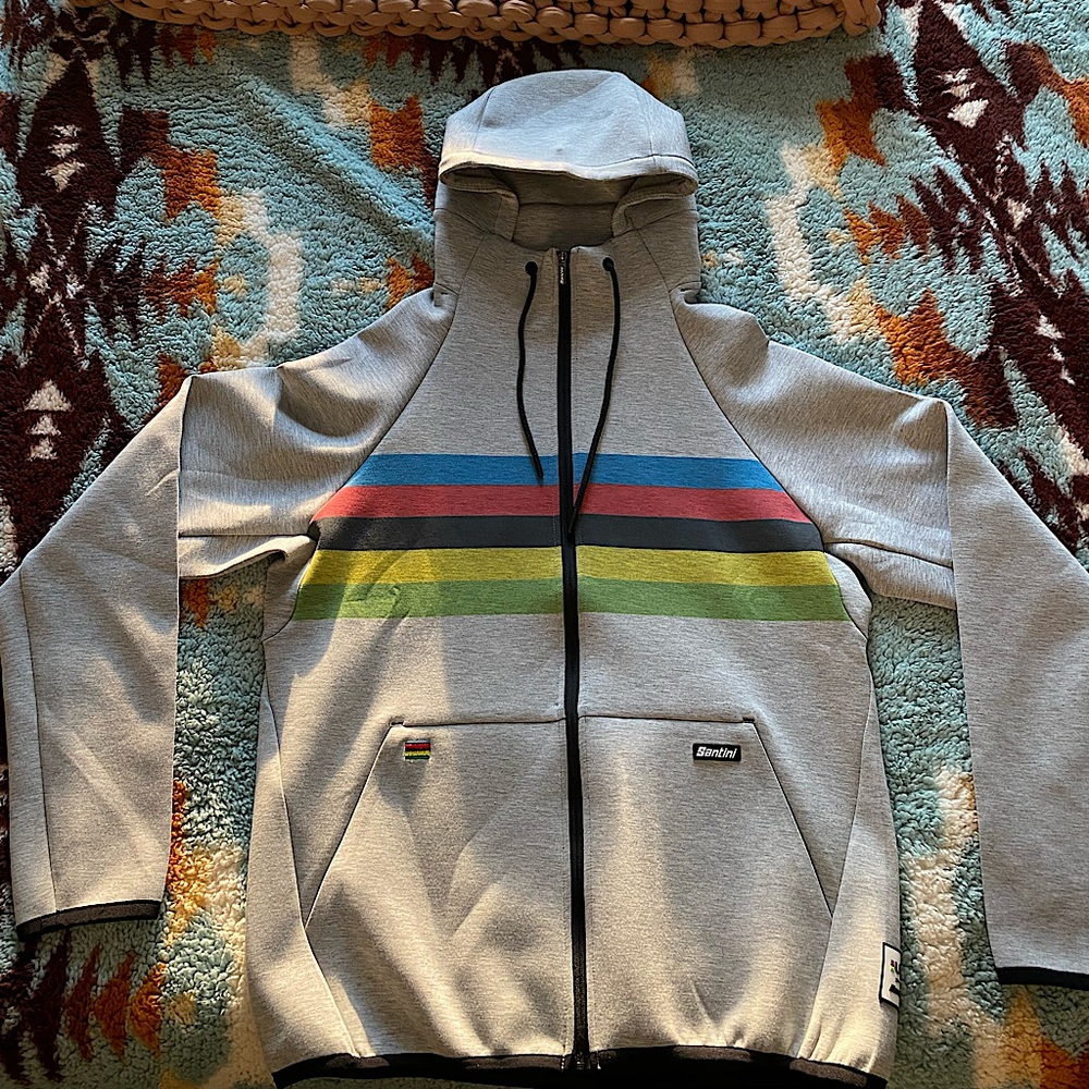 Trek-Santini UCI Champion/Rainbow hoodie